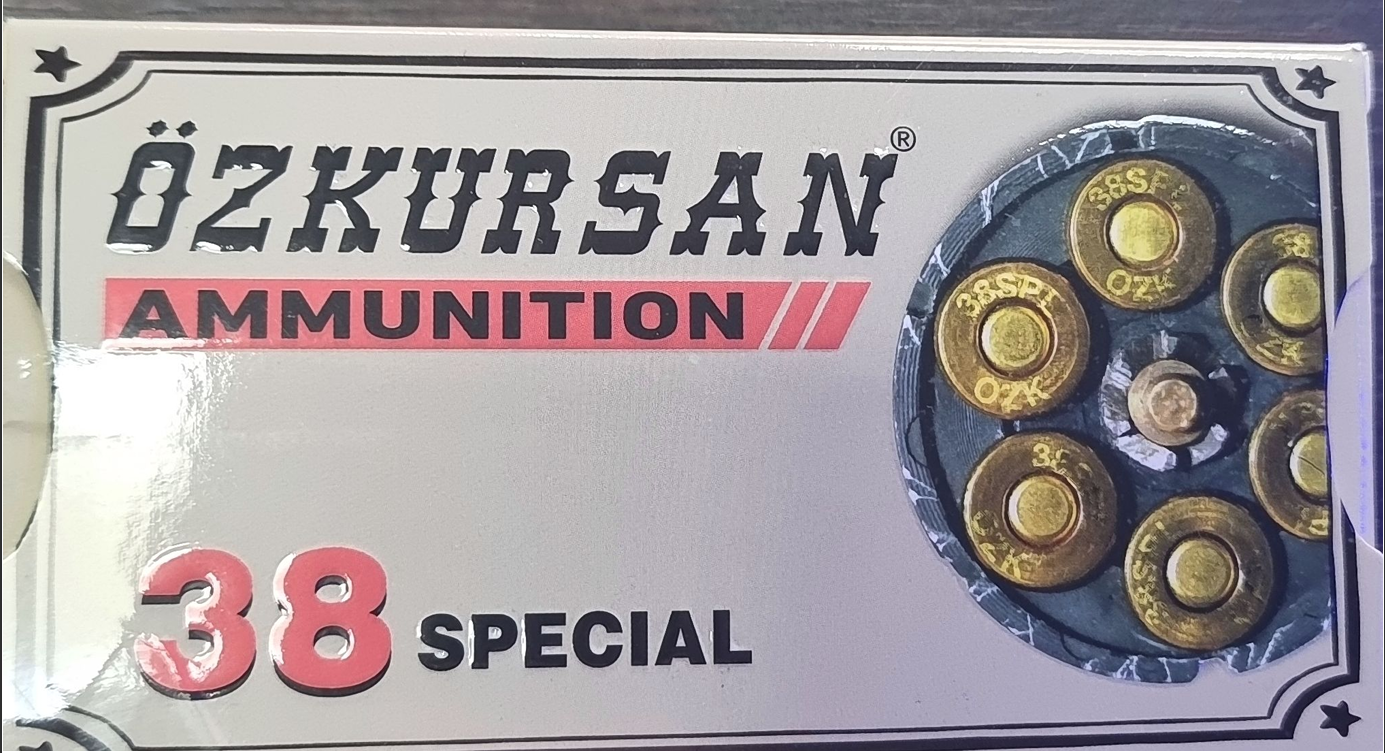 38 SPECIAL ÖZKURSAN (FMJ-158 GRN) TABANCA FİŞEĞİ
