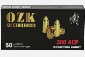 9X17 MM.(380 AUTO) ÖZKURSAN (FMJ-100 GRN) TAB.FİŞ.