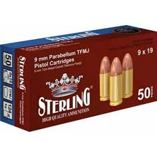 9X19 MM (Para) TURAÇ-STERLING TFMJ TAB. FİŞEĞİ