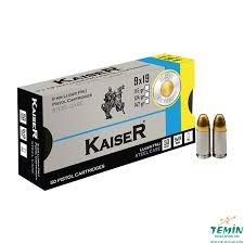9X19 MM TURAÇ KAISER STEEL(FMJ 115 GRN) LUGER FİŞ.