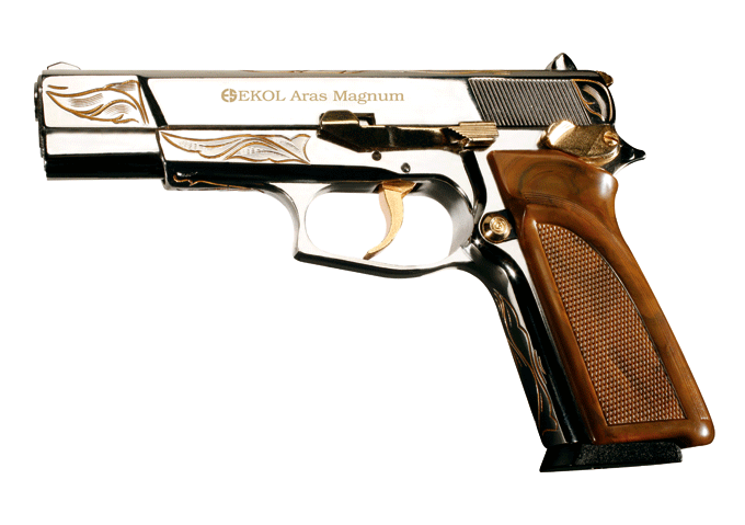 EKOL Aras Magnum 9 mm işlemeli Kurusıkı Tabanca