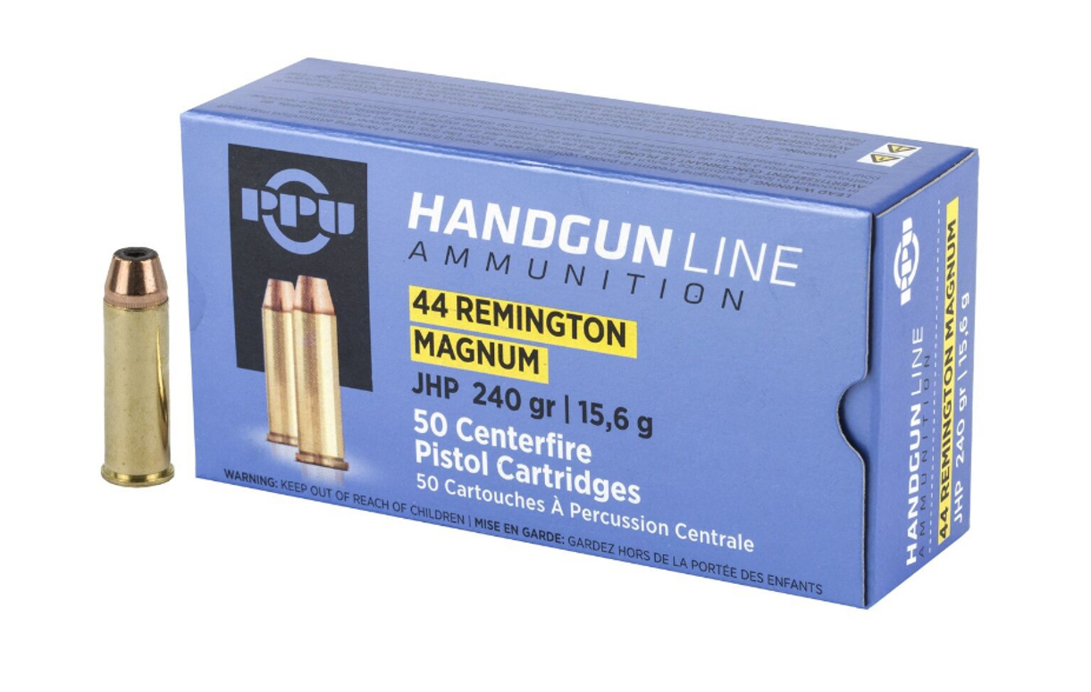 HANDGUNLINE AMMUNITION 44 Ramington Magnum Fişek